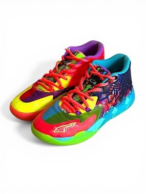 Puma MB.01 Be You LaMelo Ball Basketball Shoes Multicolor Rare Mens Size 10